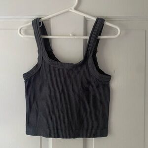 charcoal grey tank top